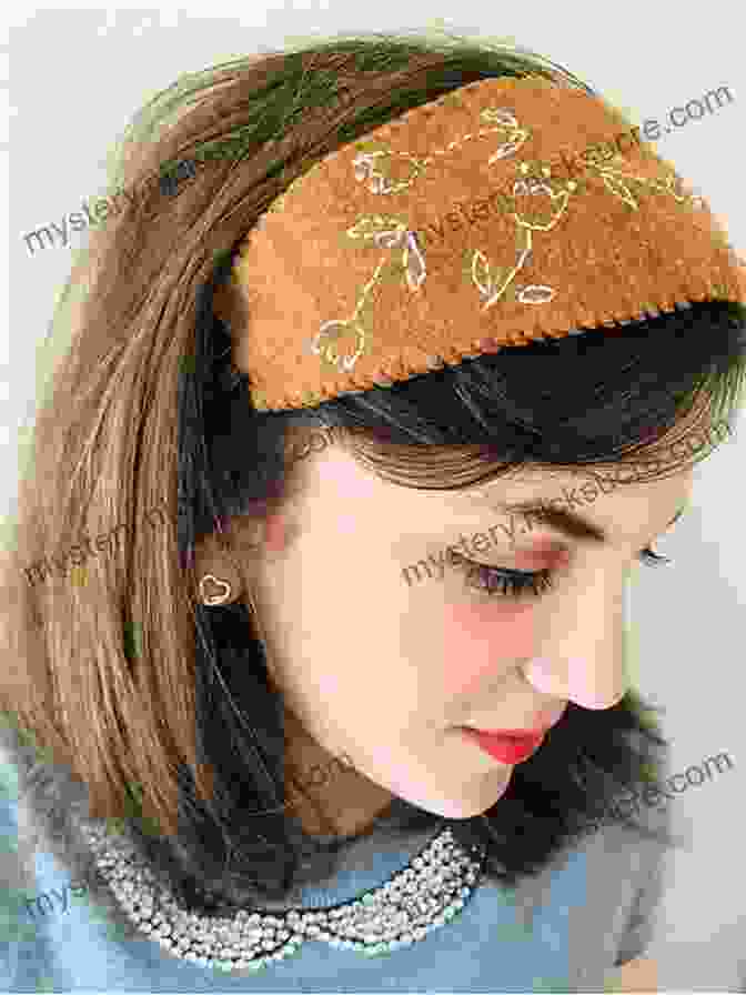 A Headband With A Small Embroidered Floral Design Customize Your Clothes: 20 Hand Embroidery Projects To Update Your Wardrobe