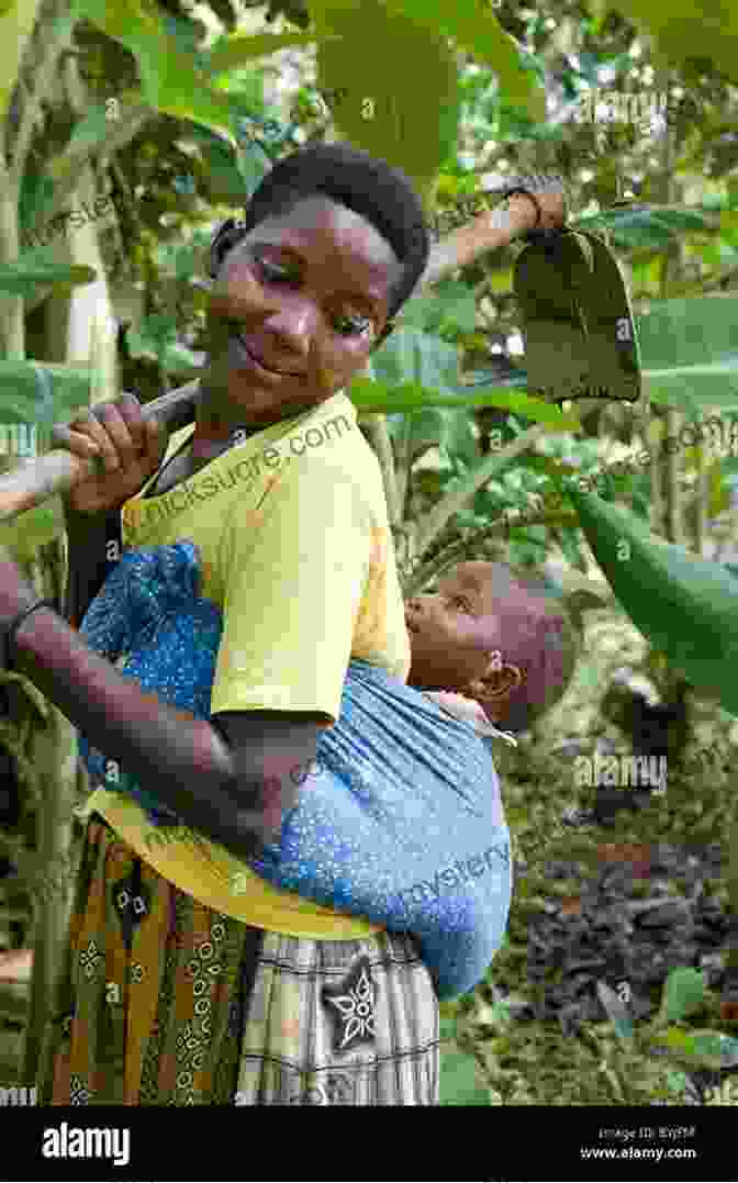 A Liberian Woman Carrying A Child On Her Back Through A Field Of Tall Grass. There And Back: Photographs From The Edge