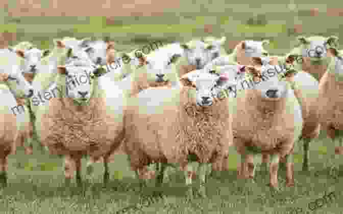 Bruce Watt Standing In A Field With A Flock Of Sheep, Smiling At The Camera Chilcotin Yarns Bruce Watt