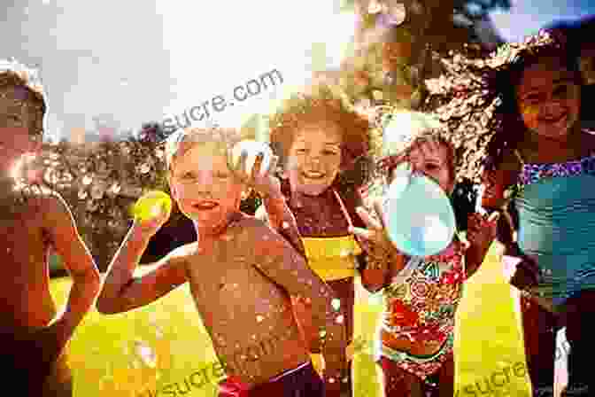 Kids Having A Water Balloon Fight Awesome Family Activities: Engaging Activities For Kids Outside And Inside Fun Games For Any Occasion To Play With A Whole Family