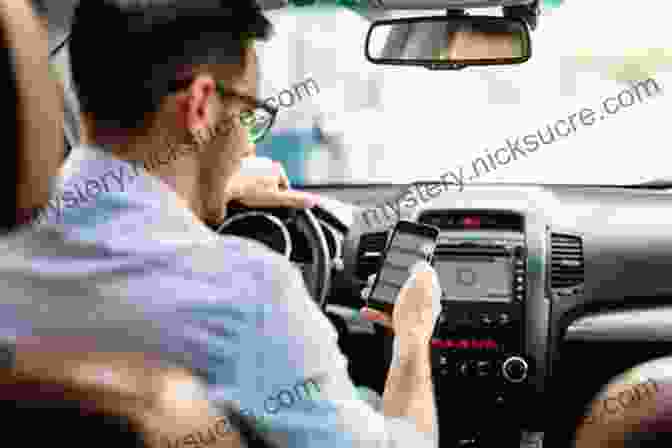 Person Texting On Their Phone While Driving South Carolina Driver S Practice Tests: +360 Driving Test Questions To Help You Ace Your DMV Exam (Practice Driving Tests)