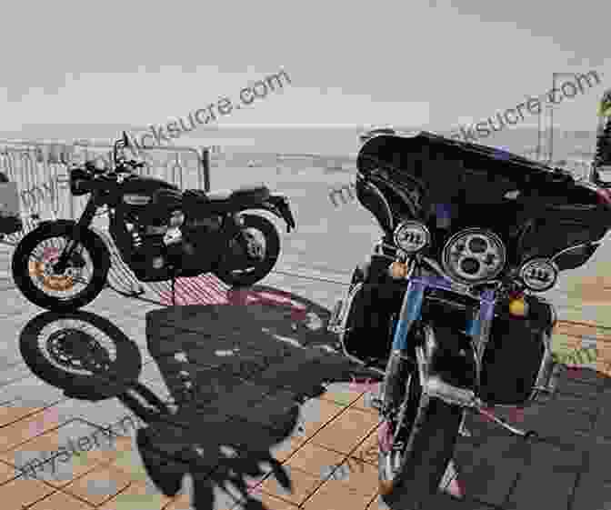 Triumph Motorcycle Riding Along A Beach Jupiter S Travels : Four Years Around The World On A Triumph